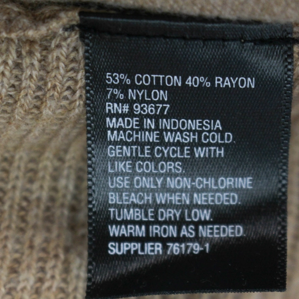 Worthington Tan Open-Front Cardigan Women's Size S - Pre-Owned with Flaws