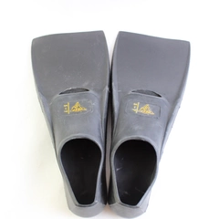 Deep See Sea Scuba Diving Fins Flippers Floating Black Rubber Size 5-7