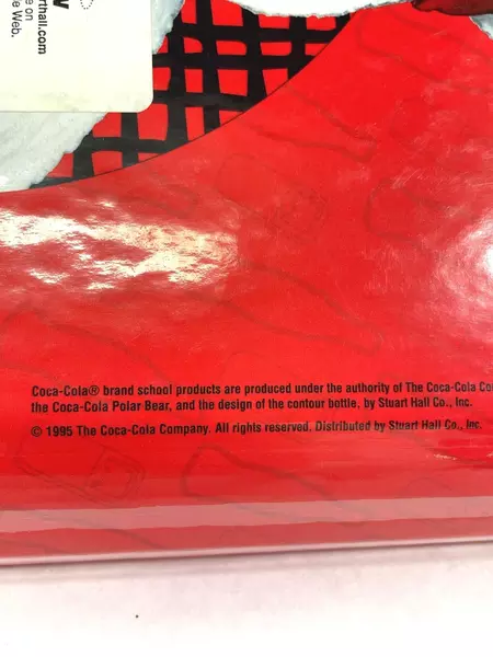 Lot of 2 Coca-Cola Polar Bear 3 Ring Binders 1996 Baseball Collectibles