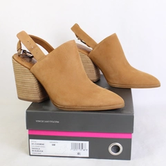 Vince Camuto Chemine Slingback Block Heel Women's Size 8M Nubuck Leather New