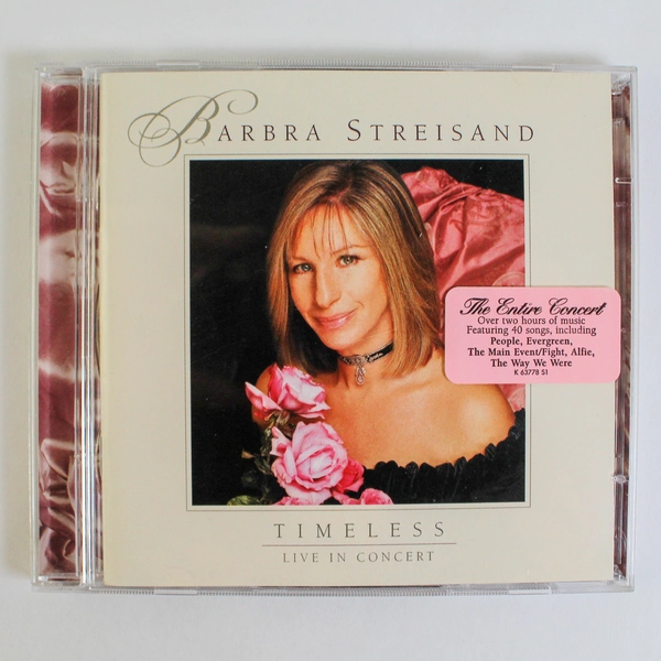 Barbra Streisand Timeless Live in Concert 2 CD Set - Columbia Soundtrack 2000