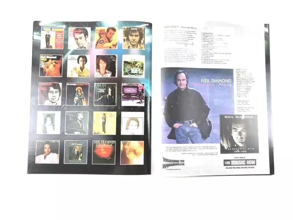 Neil Diamond On Tour 1996 Souvenir Program Good Condition Photos