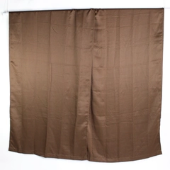 Set of 2 Matching Unbranded Solid Brown Blackout Curtains 82" x 36"