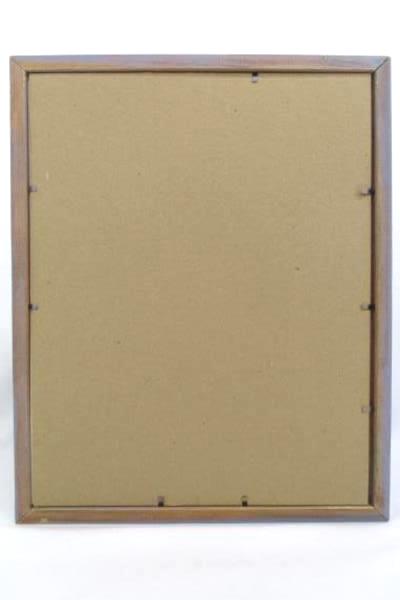 Framed Portal Publication Lithograph Copyright 1995 Wooden Frame 15.5"