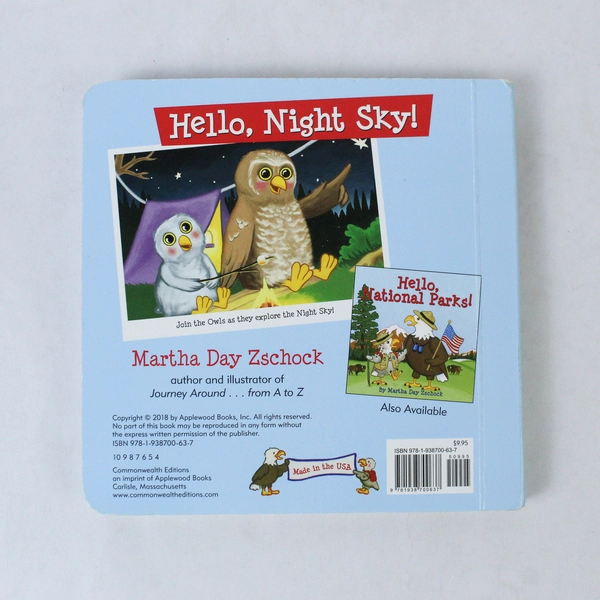 Hello Night Sky by Martha Day Zschock 2018 Hardcover Children's Book