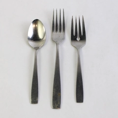 Lot of 3 Duchess Servingware DCS1 Stainless Steel Fork Spoon