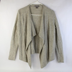 Charter Club 100% Cashmere Gray 2-Ply Cardigan Women's Size Small