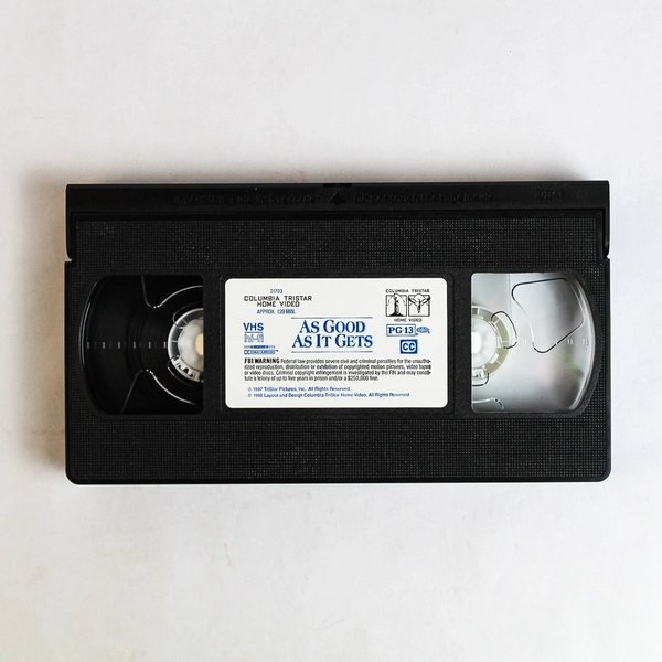 As Good As It Gets VHS Cassette Tape Columbia Tri Star 1998 Jack Nicholson Hunt
