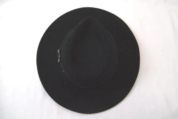 Black Creek Cowboy Hat Size Large 100% Wool Crushable Water Resistant