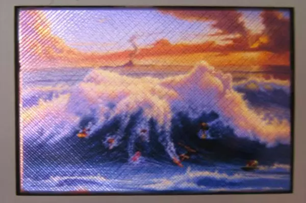 Vintage Pakon 35mm Film Slide Jim Warren Women Waves Surreal Art 2x2