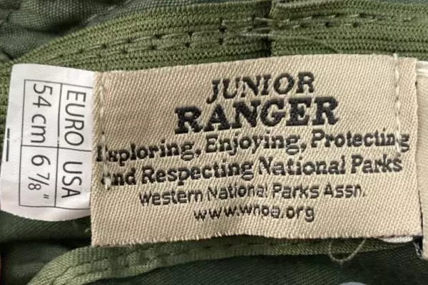 Promoco Bucket Hat Junior Ranger Kids Unisex Size 6 7/8 Khaki Green String Tie