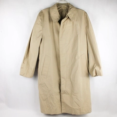 London Fog by Reeves Maincoats Weatherwear Beige Trench Coat 40 Reg Flawed