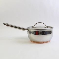 Vintage Revere Ware 1.5 Qt Copper Clad Saucepan with Lid