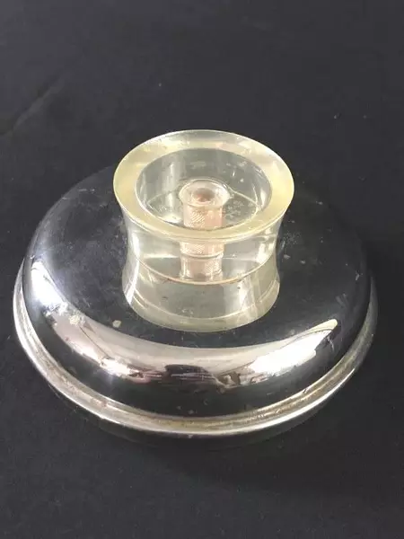 Vintage Revere Ware Stainless Steel Canister Container With Lid And Handle