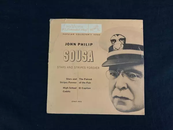 Vtg Stars And Stripes Forever John Philip Sousa RCA Victor Vinyl Record 45 RPM