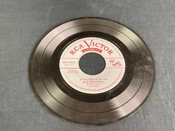 Vtg Stars And Stripes Forever John Philip Sousa RCA Victor Vinyl Record 45 RPM