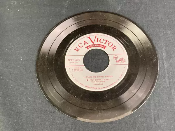 Vtg Stars And Stripes Forever John Philip Sousa RCA Victor Vinyl Record 45 RPM