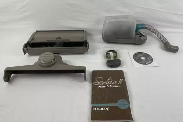 Kirby Model 293012 Replacement Parts Only 4 Pieces Sentria II Owners Manual Gray