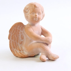 Keypoint Terracotta Sitting Cherub Shelf Sitter Figurine 3.25 inch