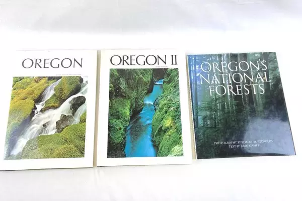 Lot of 3 Oregon Photo Coffee Table Books Oregon's National Forests
