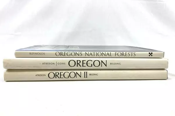 Lot of 3 Oregon Photo Coffee Table Books Oregon's National Forests