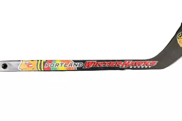 Lot of 3 Portland Winter Hawks Mini Hockey Sticks Plastic Promo Plastik Sport FX