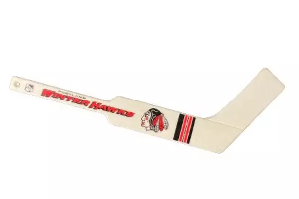 Lot of 3 WHL Souvenir Plastic Hockey Sticks Winterhawks Inglasco Promo Plastic