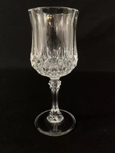 Set of 2 Cristal D'Arques-Durand Crystal Wine Glasses Longchamp