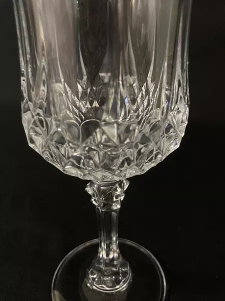 Set of 2 Cristal D'Arques-Durand Crystal Wine Glasses Longchamp