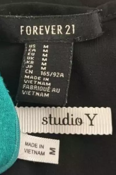 2 Tops Studio Y Teal 1 Shoulder Ruched Black Forever 21 Lace Tank Women's M