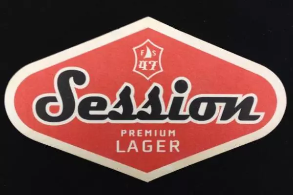 Set of 2 Hood River Oregon Session Lager Beer Cardboard Paper Coasters Table