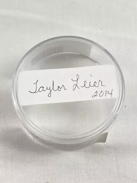 Taylor Leier Signed Official NHL Hockey Puck Philadelphia Flyers 2014