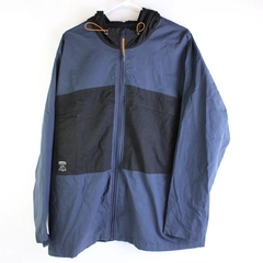 Levi's Zip-Up Lightweight Windbreaker Hoodie Parka Men's X-Large Navy Cotton