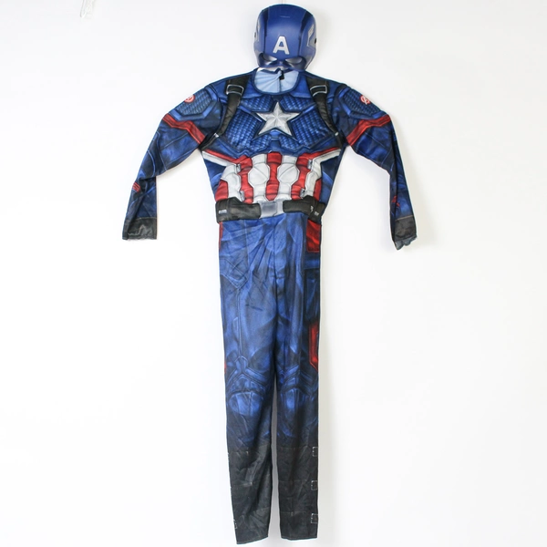 Rubie's Marvel Captain America Costume & Mask - Boy's Medium, Good Condition