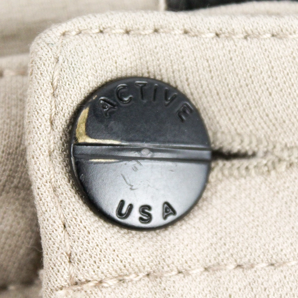 Active USA Beige Skinny Leg Jeggings Women's Size Large