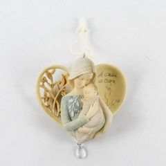 Foundation 'A Child Is Born' Christmas Tree Ornament - Pre-Owned Holiday Decor