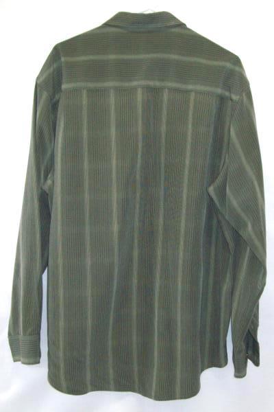 Haggar Est 1926 Men's Long Sleeve Button Up Luxury Microfiber Size Extra Large