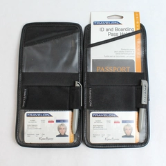 Lot of 2 Travelon ID and Boarding Pass Holders Black Style from 2009