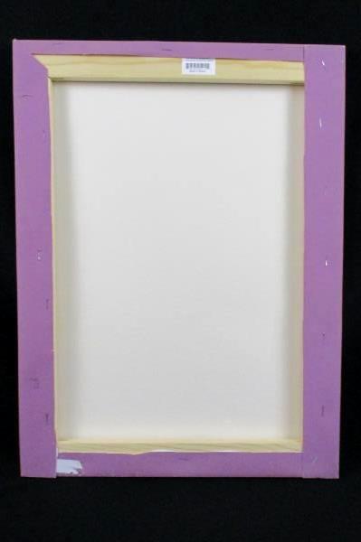Abstract Lithoprint Canvas Frameable Ripples Waves Blues Pinks Light 15" x 20"