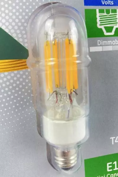 GE Specialty LED 50 Watt EQ T4 Soft White Dimmable LED Light Bulb E11