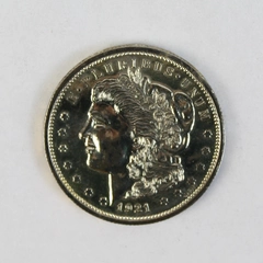 1921 Morgan Silver Dollar Token Souvenir Trees Of Mystery Shrine Of The Redwoods