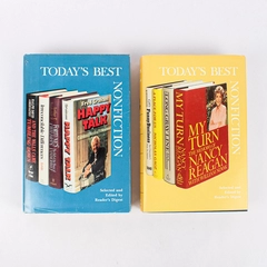 Lot of 2 Reader's Digest Condensed Today's Best Nonfiction 1990 Vol 8 & 9 HC DJ