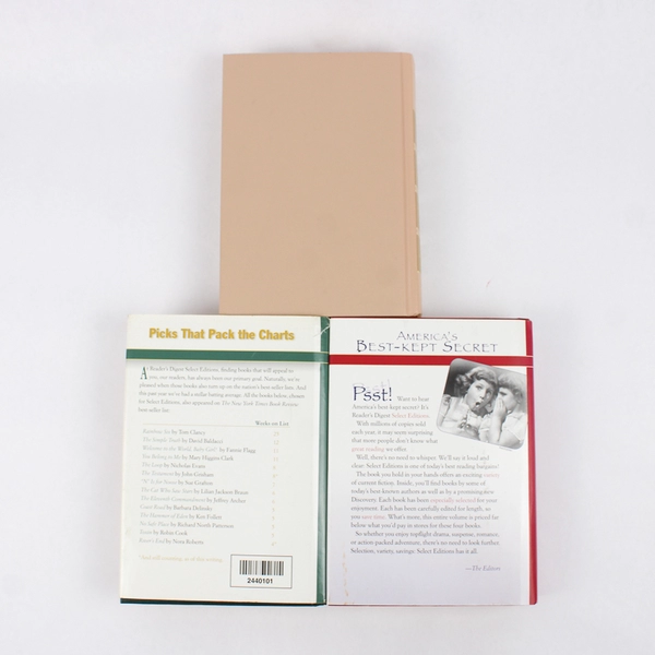 Lot of 3 Reader's Digest Select Edition 1999 Vol 4 2000 Vol 1&4 Hardcover DJ