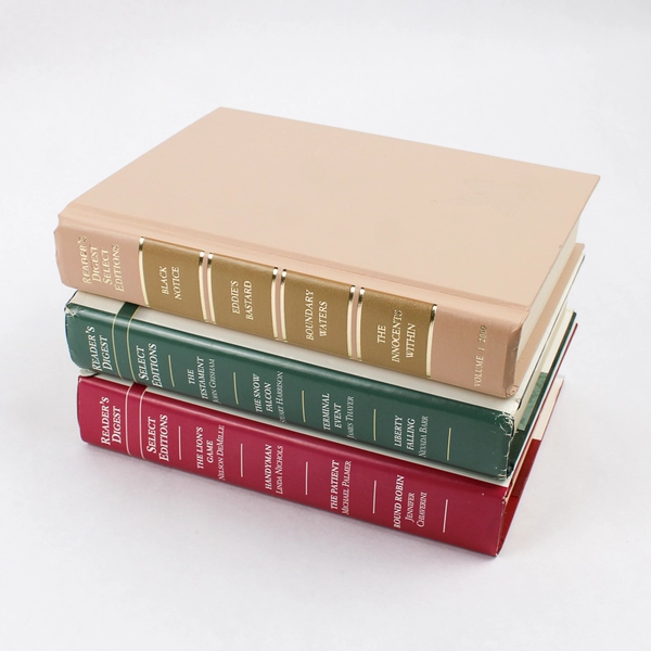 Lot of 3 Reader's Digest Select Edition 1999 Vol 4 2000 Vol 1&4 Hardcover DJ