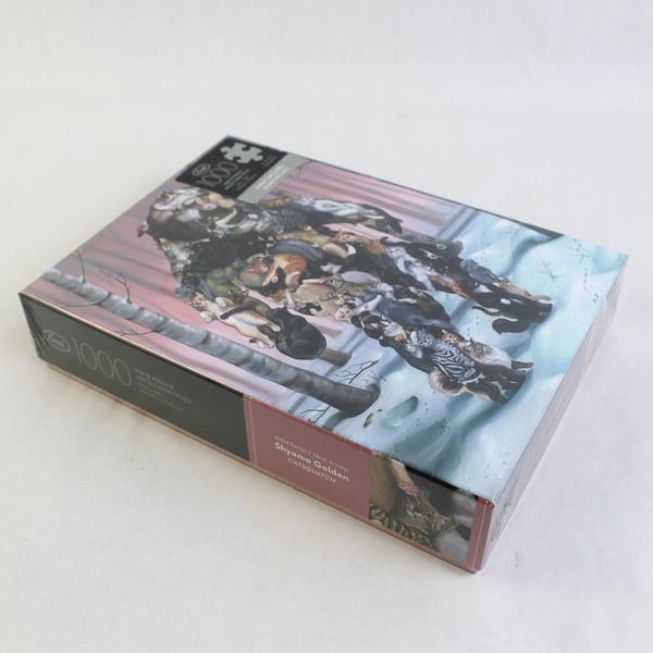 Fred Catsquatch 20 x 28 Inch 1000 Piece Jigsaw Puzzle By Shyama Golden