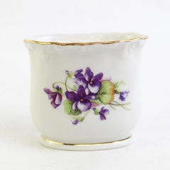 Vintage Royal Heidelberg China Miniature Violets Vase 2.5 Inch