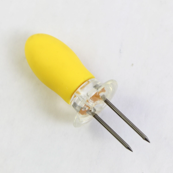 Lot of 9 Rubber And Plastic Yellow Corn On The Cob Holders