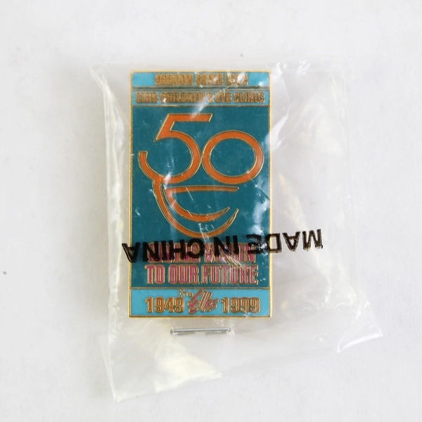 1999 Oregon State Elks Children's Eye Clinic 50th Anniversary Pin Back New