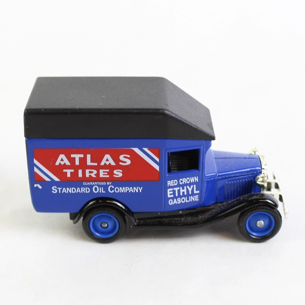 Diecast Lledo Chevron Standard Oil 1931 Atlas Tire Delivery Truck Blue