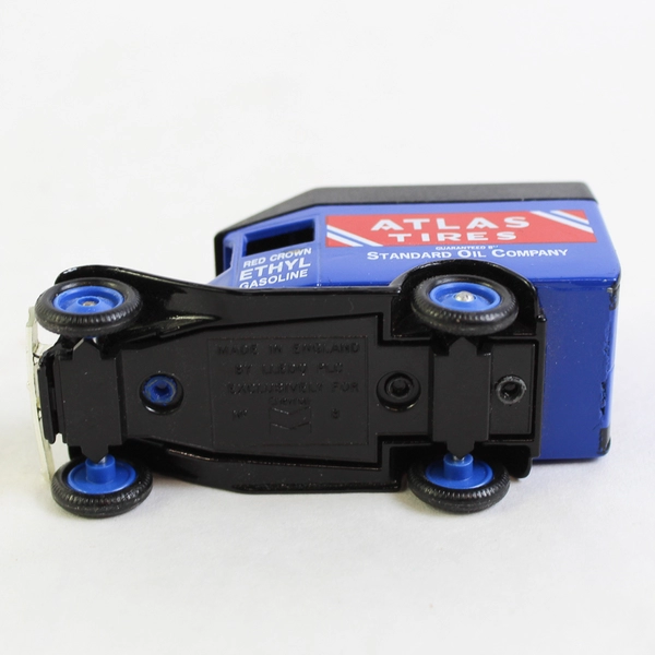 Diecast Lledo Chevron Standard Oil 1931 Atlas Tire Delivery Truck Blue